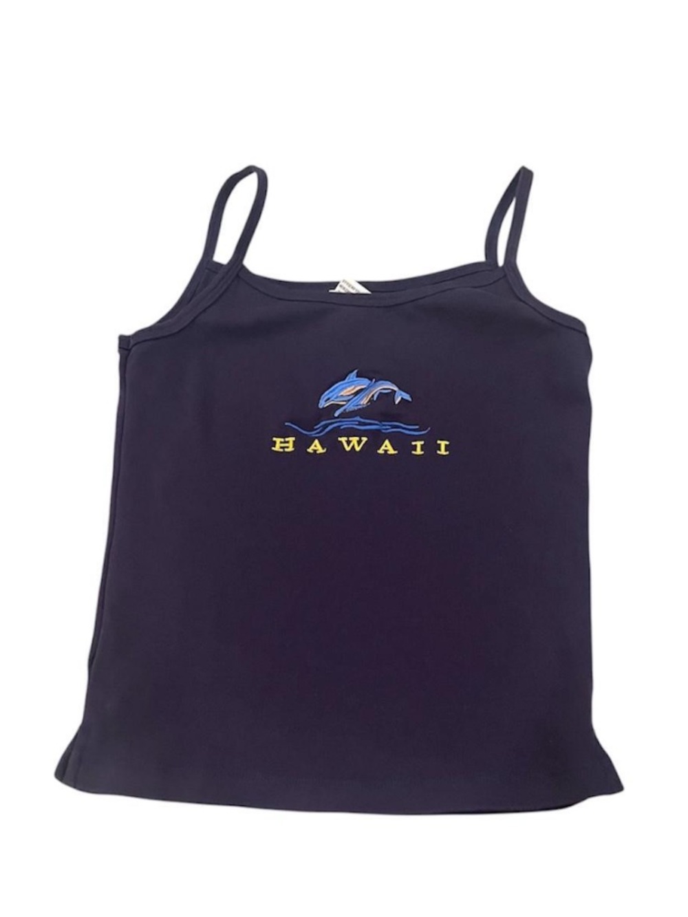Navy Hawaii Dolphin Tank Top